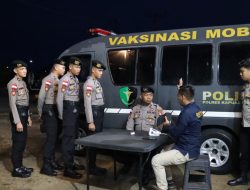 Kapolres Kapuas Hulu Pimpin Upacara Tradisi Penyambutan Bintara Remaja Angkatan 48.