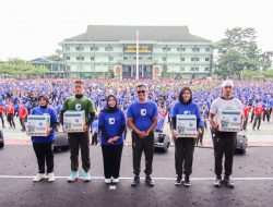 Kompak dan Semangat, Pangdam XII/Tpr Bersama Ribuan Prajurit Laksanakan Joget Komando Kolosal