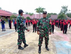 Latih LDK SMP Negeri 4 Sanggau , Ini Harapan Babinsa 1204 – 01 / Kapuas Serda Dwi Andoko