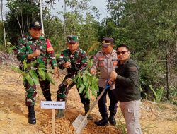 Danramil 1204-01/Kapuas menghadiri kegiatan Penanaman Pohon