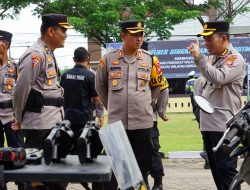 Tim Asistensi dan Pamatwil Operasi Kepolisian Terpusat Matap Brata Kapuas 2022-2023 Kunjungi Polres Singkawang. 