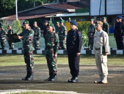 Satbrimob Polda Kalbar bersama TNI Laksanakan Upacara Hari Kesadaran Nasional di Mako Zidan XII/TPR