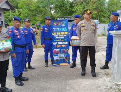 Hari jadi ke-73, Sat Polairud Polres Sintang anjangsana ke Personil Sakit