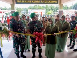 PANGDAM XII/TPR RESMIKAN DUA KODIM BARU KOREM 121/ABW MILIKI SEMBILAN KODIM