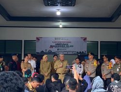 Polres Kubu Raya Sambut Kedatangan HMI dan Kohati dari Sulawesi Tenggara di Gedung Pramuka Prov.Kalbar 