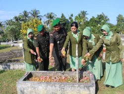 Memperingati Hari Juang TNI-AD, Kodim 1202/Skw Ziarah Ke Taman Makam Pahlawan.