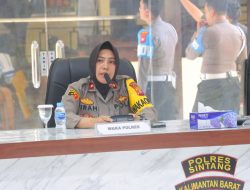 Polres Sintang Gelar Latpraops Lilin Kapuas 2023