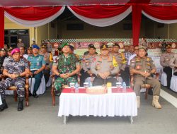 Kasdam XII/Tpr Hadiri Apel Gelar Pasukan Operasi Kepolisian Terpusat Lilin Kapuas dan Aman Cemara Kapuas 2023