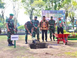 Pangdam Tanjungpura dan Wakil Gubernur Letakkan Batu Pertama Pembangunan Kodam Kalteng