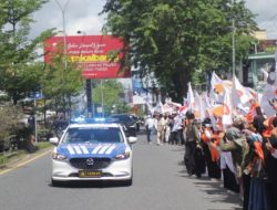 Satgas OMB Polda Kalbar Berikan Pengamanan Rangkaian Kegiatan Capres di Kalimantan Barat