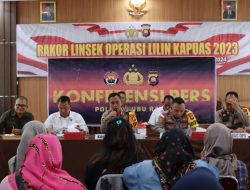 Penekanan Terhadap Tindakan Kejahatan di Kubu Raya Berhasil Turun, Kapolres Paparkan Data Release Akhir Tahun 2023