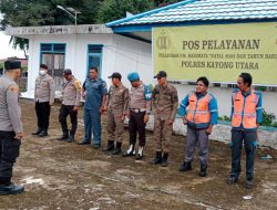 Memberi Rasa Aman, Polsek Pulau Maya Karimata Melakukan Pengamanan Malam Tahun baru