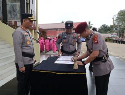 Kapolresta Pontianak Pimpin Serah Terima Jabatan Kasat Reskrim