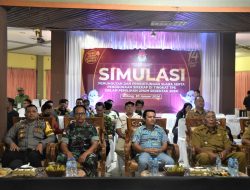 Pasi Ops Kodim Sintang Hadiri Simulasi Pemungutan dan Perhitungan Suara Pemilu 2024