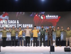 Karendal OMB Kapuas Polda Kalbar Hadiri Apel Siaga Pengawasan dan Launching TPS Rawan Pemilu 2024