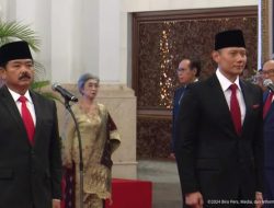 Jokowi Resmi Lantik AHY Jadi Menteri ATR/BPN