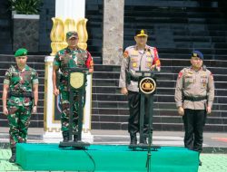 Jelang Kunjungan Kerja Presiden RI di Wilayah Provinsi Kalimantan Barat, Kapolda Kalbar Bersama Pangdam XII Tanjungpura Pimpin Apel Gelar Pasukan PAM VVIP di Lapangan Tidayu Makodam XII/Tpr