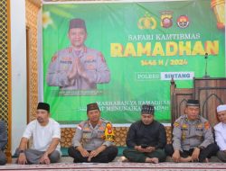 Safari Ramadhan Pertama, Polres Sintang Kunjungi Masjid Al-Kautsar Sintang