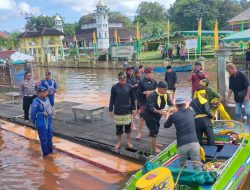 Peringatan Hut Kota Sintang, Polres Sintang Kawal Gelaran Ritual Umpan Benua