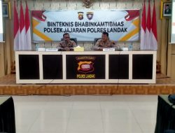 Binmas Polres Landak Gelar Binteknis Bhabinkamtibmas di Aula BKPM