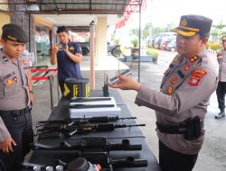 Polres Sintang Cek Sarana Prasarana, Pastikan Kesiapan Hadapi Pengamanan Pemilukada 2024