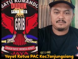 Berharap Ketua “PAC” Ormas GRIB ” Kec.Tanjungsiang Memiliki Gagasan Dan Kontrol Yang Objektif