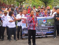 Polres Sintang Amankan Audiensi Kepala Desa di Kantor Bupati Sintang