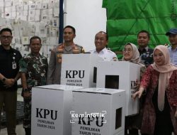 Forkopimko Jakbar Hadiri Kick Off Penerimaan Logistik Pemilukada DKI