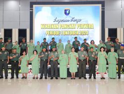 Pangdam XII/Tpr Terima Laporan Korps, 53 Perwira Resmi Sandang Pangkat Baru