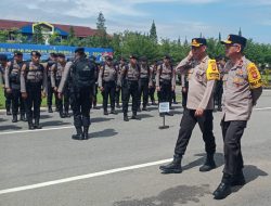 Polda Kalbar Laksanakan Pergeseran Pasukan Buck up Pengamanan Tahapan Pilkada Serentak 2024 di Polres Jajaran