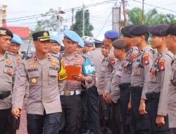 Apel Jam Pimpinan, Wakapolres Tekankan Pentingnya Disiplin dan Pelaksanaan Strong Point