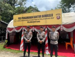 Polres Sintang Lakukan Pengamanan Ketat di Kantor KPU dan Bawaslu