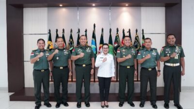 Pangdam XII/Tpr Terima Kunjungan Silaturahmi Orjen TNI